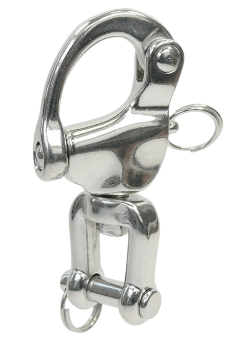 Карабин фаловый со скобой 128 мм нерж (10247979)